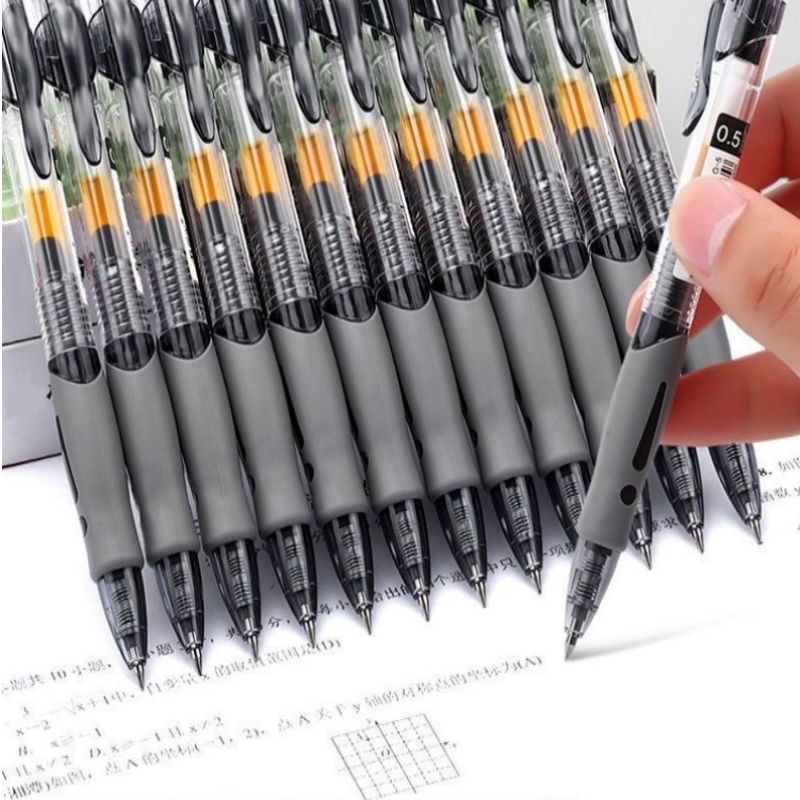 Stationery Supply - 13/30pcs Retractable Gel Pens Set Black/Red/Blue