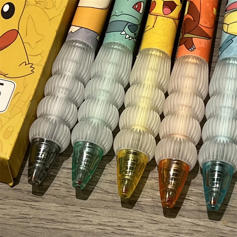 5pcs Pikachu Gel Pen Set Pokem - огляд і ціна Gel Ink Pen Set