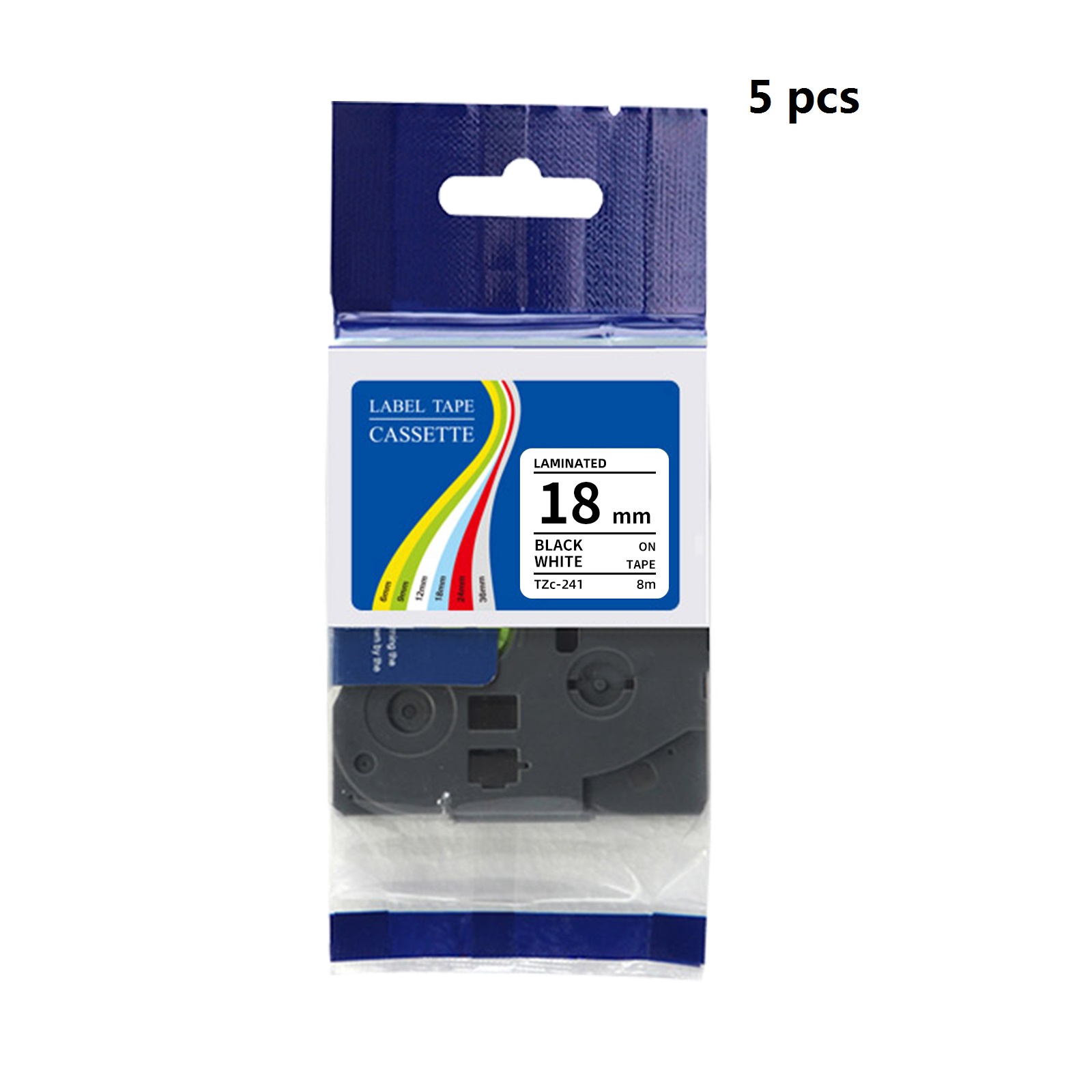 5 Pcs Compatible Brother TZe L - огляд і ціна Label Printer Tape