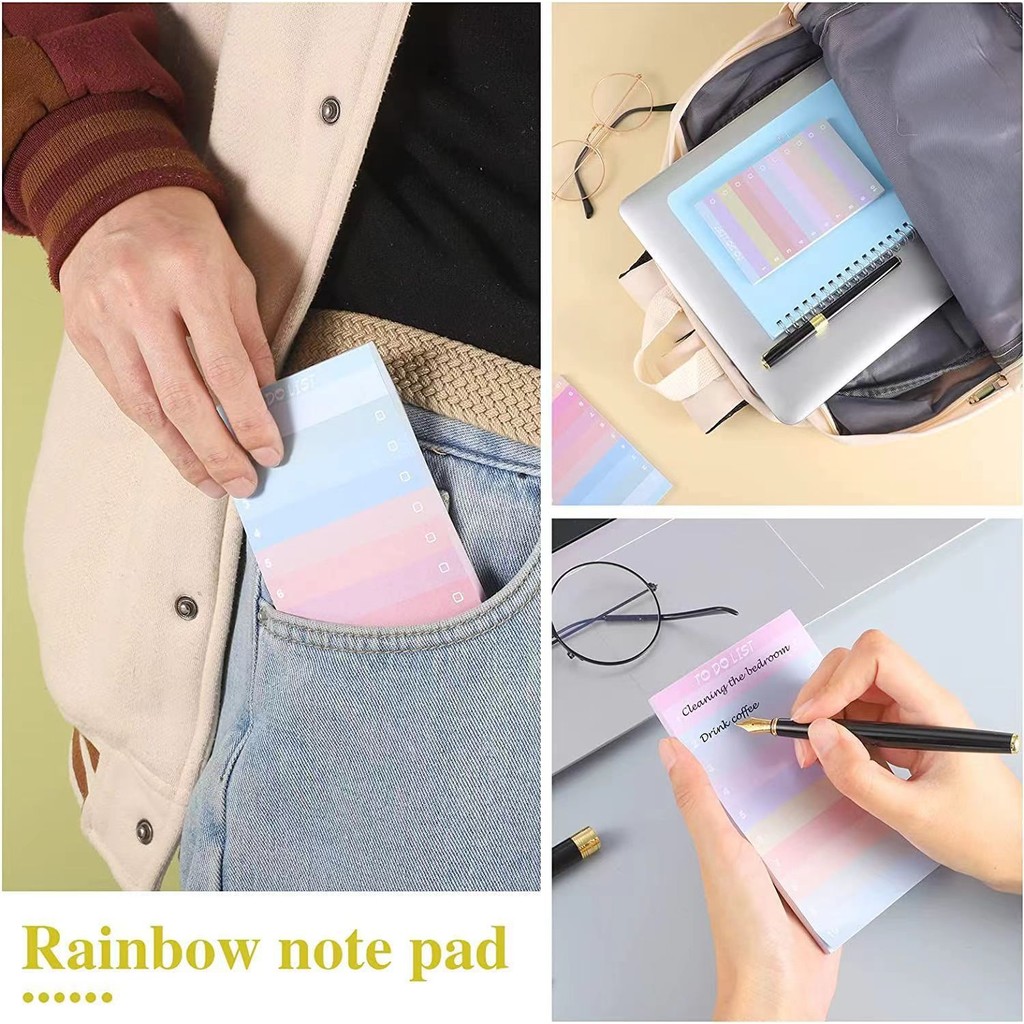 50 Pages Colorful Gradient Sti - огляд і ціна Office Stationery Supply List